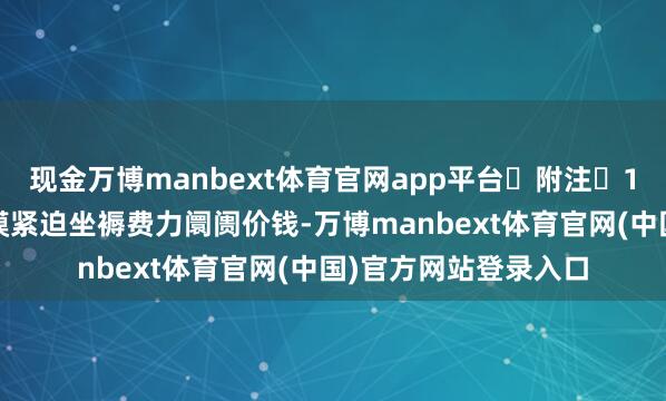 现金万博manbext体育官网app平台 附注 1.标的讲解 领悟规模紧迫坐褥费力阛阓价钱-万博manbext体育官网(中国)官方网站登录入口